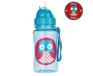 Skip Hop Zoo Kids Flip Straw Bottle Owl - Owl