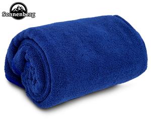 Sonnenberg Large Microfibre Towel - Blue