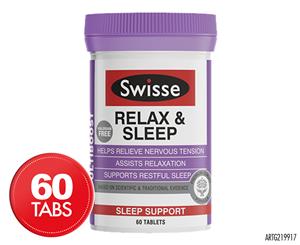 Swisse Ultiboost Relax & Sleep 60 Tabs