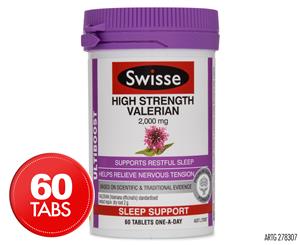 Swisse Ultiboost Valerian 2000mg 60 Tabs
