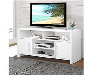 TV Cabinet Entertainment Unit Stand Storage Shelf Sideboard White
