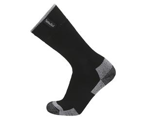 ThermaTech Men's Outdoor Crew Socks - Black/Charcoal