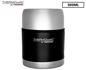 Thermos Thermocafe Stainless Steel Vacuum Insulated Food Jar 500mL - Black