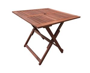 Timber Outdoor 80cm square folding Table