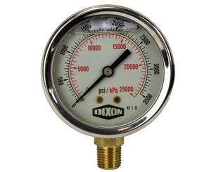 Water and Air Pressure Gauge New 1/4" Brass BSPT Thread 0 - 3500psi/25000kpa