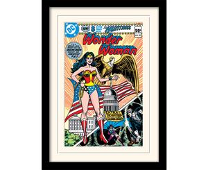 Wonder Woman - Eagle Mounted & Framed 30 x 40cm Print