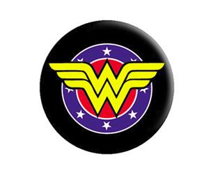 Wonder Woman Comic Shield Button