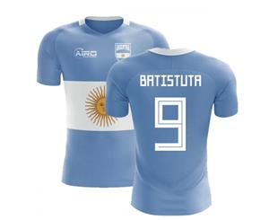 2018-2019 Argentina Flag Concept Football Shirt (Batistuta 9) - Kids