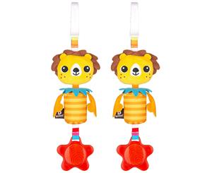 2PK Benbat Wind Chime Lion Baby/Infant 0m+ Hanging Educational Toy for Stroller