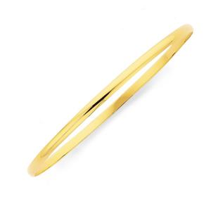 9ct Gold 65mm Solid Bangle