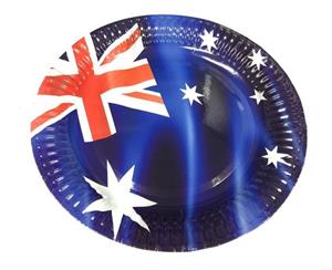 Australia Day 23cm Round Plates
