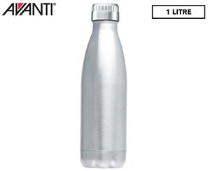 Avanti 1L Fluid Vacuum Sealed Insulated Drink Bottle - Silver
