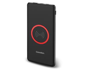 Camelion 2-in-1 Wireless Charger & Mobile Power Bank | CAPSW100 - Black