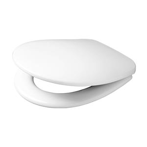 Caroma White Plastic Hinge Profile Toilet Seat