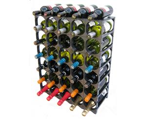 CellarStak 35/36 bottle - 30 pocket - Black - The Wine Rack Guru