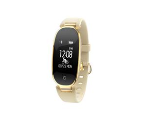 Classic Touch Screen Activity Tracker with HR Monitor G-Sensor GPS Sports Mode and More Functions - Gold