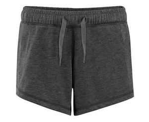 Comfy Co Womens/Ladies Elasticated Lounge Shorts (Charcoal) - RW5341