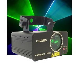 Compact Cyan 150mW Laser Disco Light Auto Sound DMX Control come with Remote