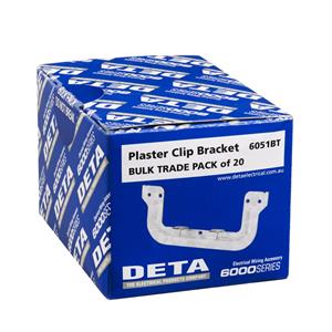 DETA Plaster Clip Bracket - 20 Pack