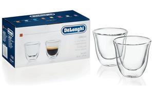 De'Longhi Set of 2 Espresso Glasses