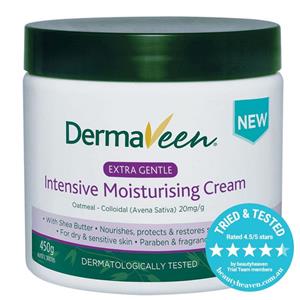DermaVeen Extra Gentle Intensive Moisturising Cream 450g