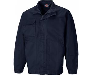 Dickies Mens CVC Polycotton Adjustable Workwear Jacket - Black