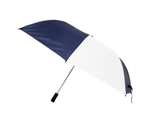 Drizzles Adults Unisex Foldaway Golf Umbrella (Navy/White) - 129