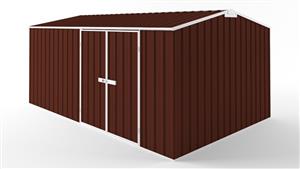 EasyShed D4530 Tall Truss Roof Garden Shed - Heritage Red