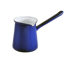 Enamelware Turkish Coffee Pot - 125ml Blue
