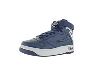 Fila Mens FX-100 Big Logo Trainers Leather High Top Sneakers