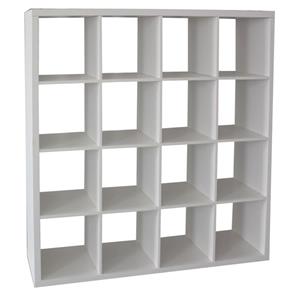 Flexi Storage Clever Cube 146 x 39 x 146cm 4 x 4 Unit - White