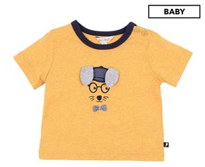 Fox & Finch Baby Boys' Painter Dog Tee / T-Shirt / Tshirt - Golden