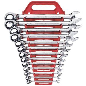 GEARWRENCH 13 Piece SAE Reversible Ratcheting Spanner Set