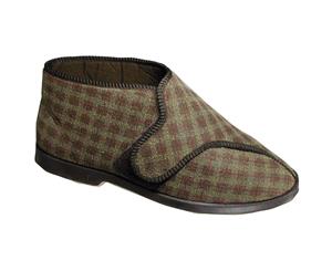 Gbs Keswick Touch Fastening Bootee / Mens Slippers / Mens Bootee (Brown) - FS1169