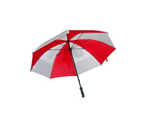 GustBuster Pro Series Gold Umbrella 62 Inch Red/White
