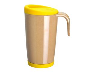 Husk Re-Useable Caf Mug - Yellow