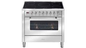 ILVE 900mm Induction Electric Freestanding Cooker - Stainless Steel
