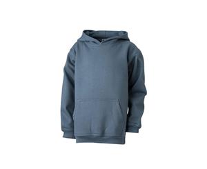 James And Nicholson Childrens/Kids Hooded Sweatshirt (Carbon Grey) - FU485