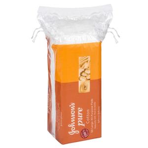Johnson's Pure Cotton Large All-Purpose Pads 50 Pack