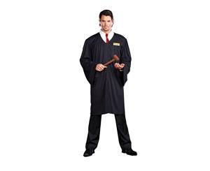 Judge Adult Costume With Robe Court Barrister Lawyer Dress