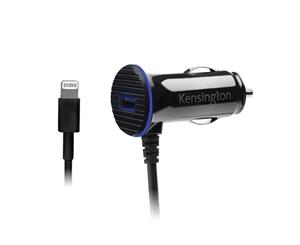 Kensington PowerBolt 3.4A Dual USB Car Charger Lightning Cable fr iPhone/Apple