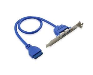 Konix USB 3.0 2 Port Bracket Cable