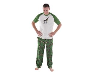 Lazy One TS314/PP314 Lazy Ass Green Pyjama Set - Green