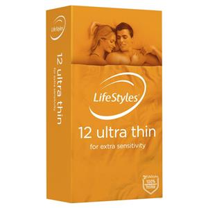 Lifestyles Condoms Ultra Thin 12 Pack