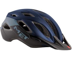 MET Crossover Active Bike Helmet Blue/Black/Matt