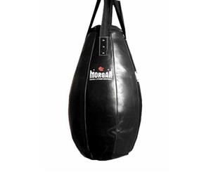 MORGAN V2 Tear Drop Punch Bag Muay Thai Boxing MMA [Black Empty] - Black