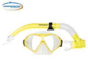 Mirage Adult Tropic Mask & Snorkel Set - Yellow