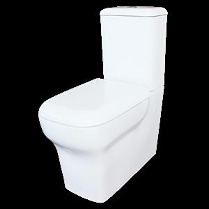 Mondella WELS 4 Star 3-4.5L/min White Rumba Back To Wall Toilet Suite