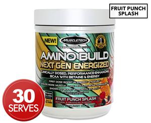 MuscleTech Amino Build Next Gen BCAA Fruit Punch Splash 280g