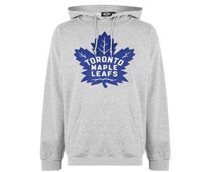 NHL Mens Club Logo Hoodie Hoody Hooded Top - Maple Leafs Casual Over The Head - Blue
